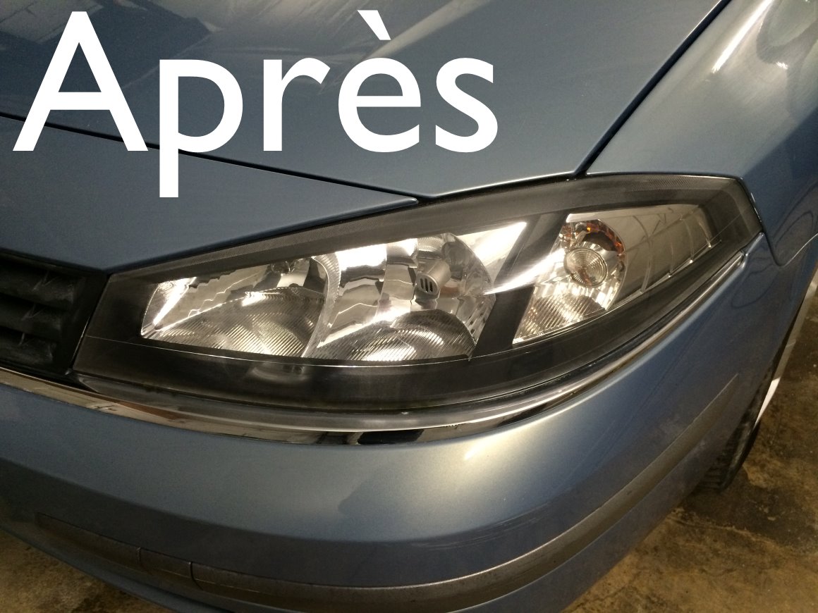 Rénovation phares de voiture : Nettoyage, ponçage et polissage